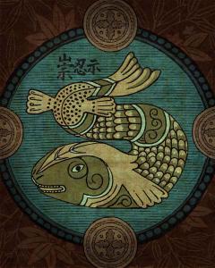 Asian Medallions - Fish