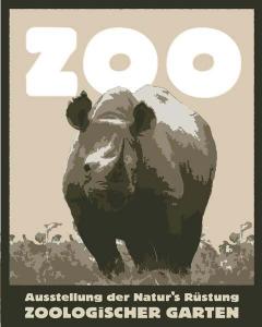 Rhinoceros Zoo Poster