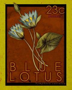 Blue Lotus Stamp
