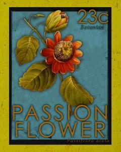 Passion Flower Stamp