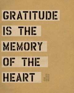 Gratitude Is The...