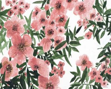 Linen Cherry Blossom