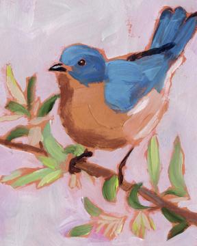 Painted Songbird I