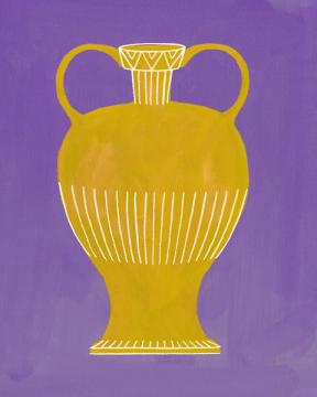 Neon Vase I