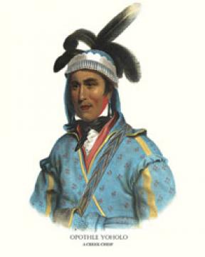 Opothle Yoholo, A Creek Chief