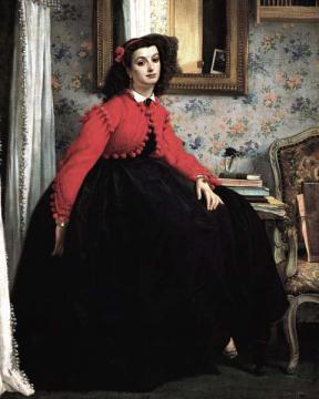 Young Woman in a Red Jacket