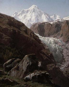 A View of the Gorner Glacier and Zermatt Valley