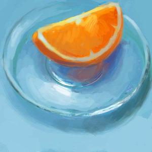 Orange Pastel 3