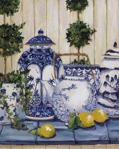 Blue Jars and Lemons