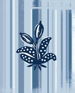 Blue Striped Sprig