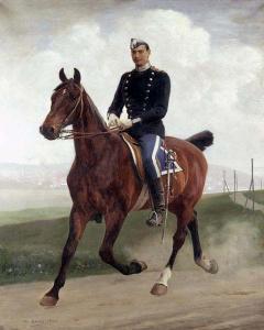 A Portrait of King Christian X of Denmark