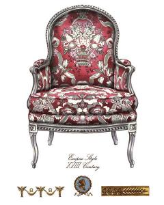 Red Empire Style Chair