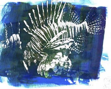 Blue Lion Fish 1