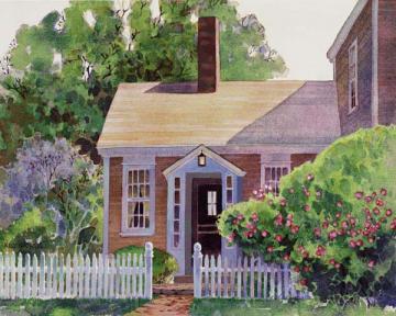 House with Picket Fence
