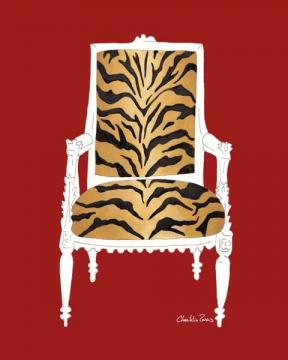 Tiger Chair on Red