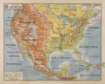 Etats-Unis Map