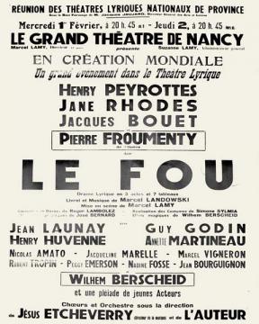 Le Fou Theater Poster