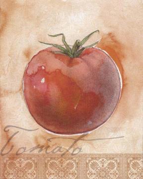 Watercolor Tomatoes
