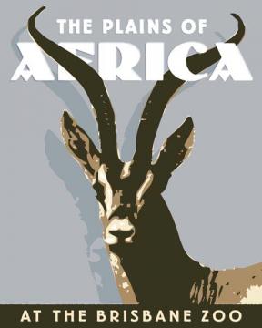 Gazelle Zoo Poster