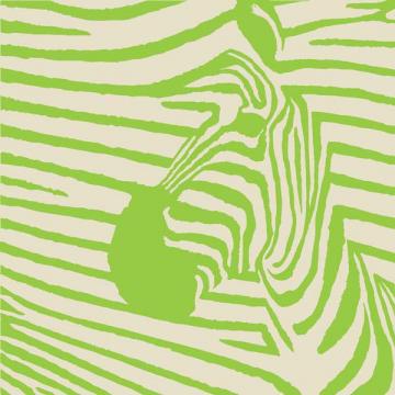 Green Pop Zebra
