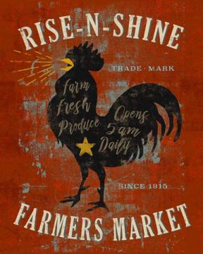 Farmhouse Rooster Rise N Shine