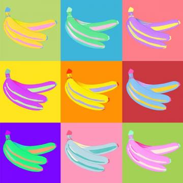 Pop Art Banana