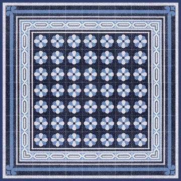 Italian Mosaic in Blue IV
