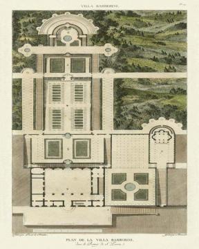 Plan De La Villa Barberini