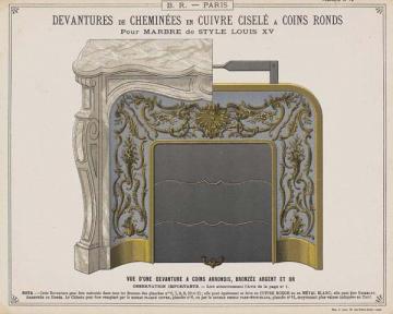 Fireplace Rendering & Louis XV