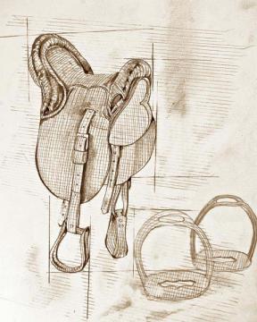 Saddle Sketch 3