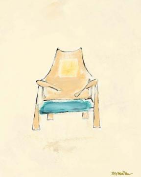 Tan Back Chair