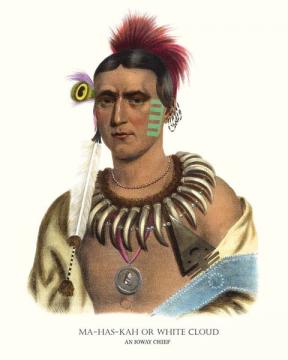 Mahaskah or White Cloud, An Ioway Chief